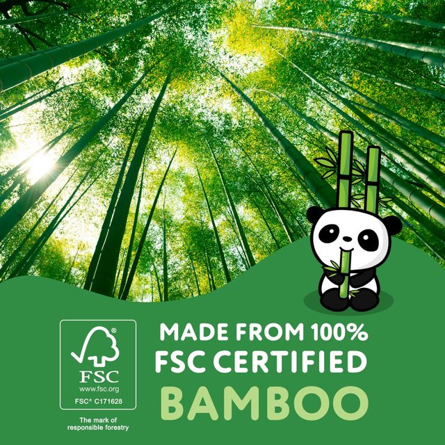 The Cheeky Panda Luxury Quilted Sustainable Bamboo Toilet Tissue   9 per pack GOODS M&S