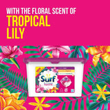 Surf Tropical Lily 3 in 1 Washing Liquid Capsules 18 Washes 18 per pack GOODS M&S