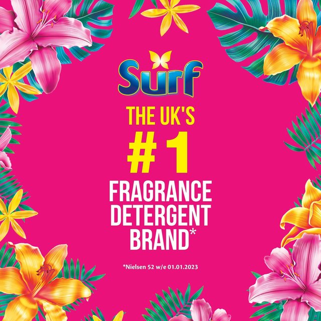 Surf Tropical Lily  3 in 1 Washing Liquid Capsules 45 Wash   45 per pack GOODS M&S