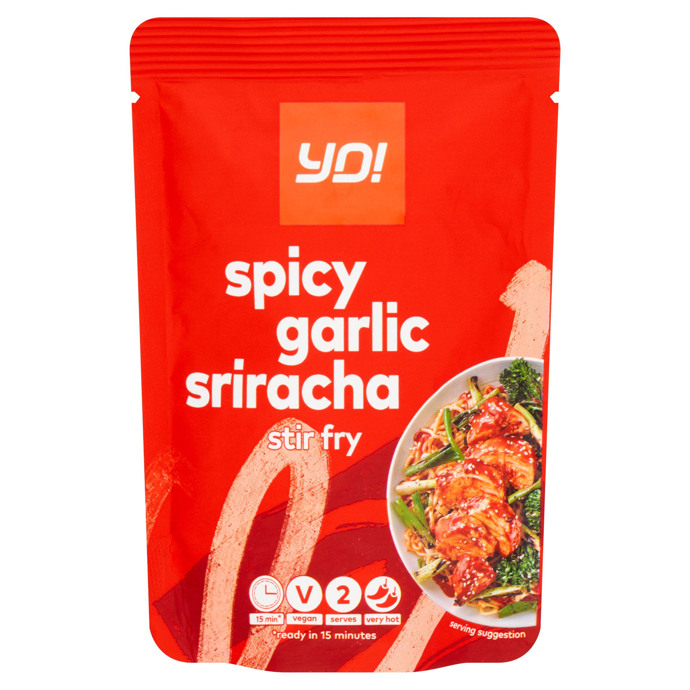 YO! Spicy Garlic Sriracha Stir Fry 100g GOODS Sainsburys
