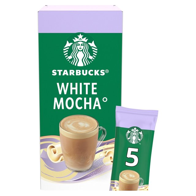 Starbucks Frothy Mixes - White Mocha 5 sachets 5 per pack GOODS M&S