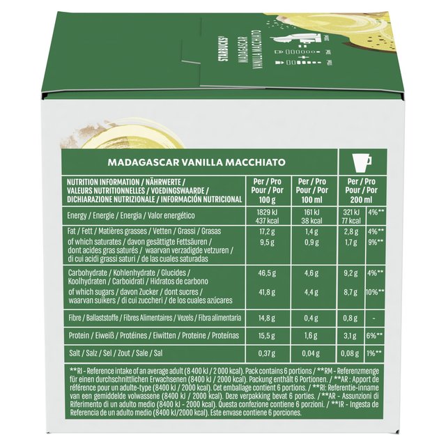 Starbucks by Nescafe Dolce Gusto Vanilla Macchiato 12 per pack GOODS M&S