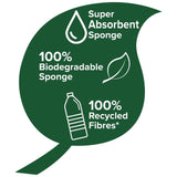 Spontex Unwrapped Sponge Scourer GOODS M&S