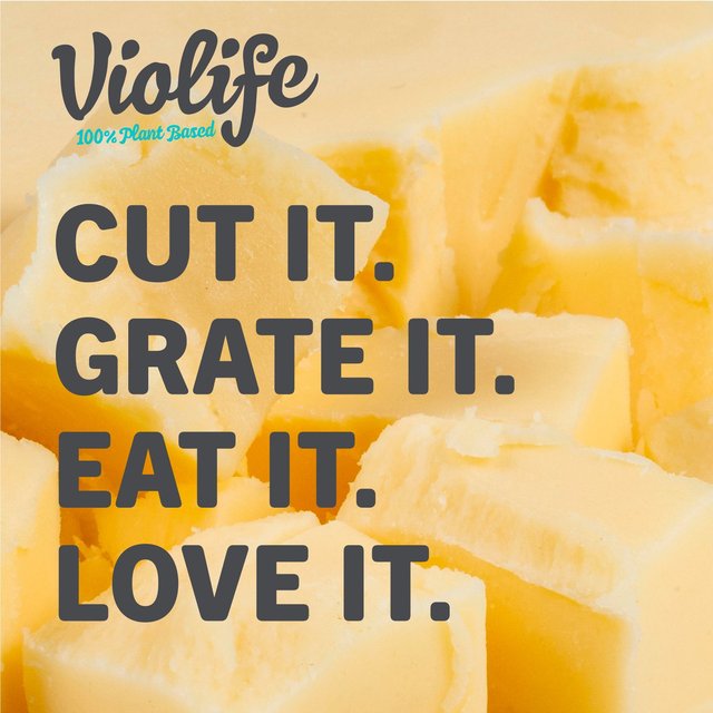 Violife Cheddarton Block Cheddar Cheese Alternative   200g GOODS M&S