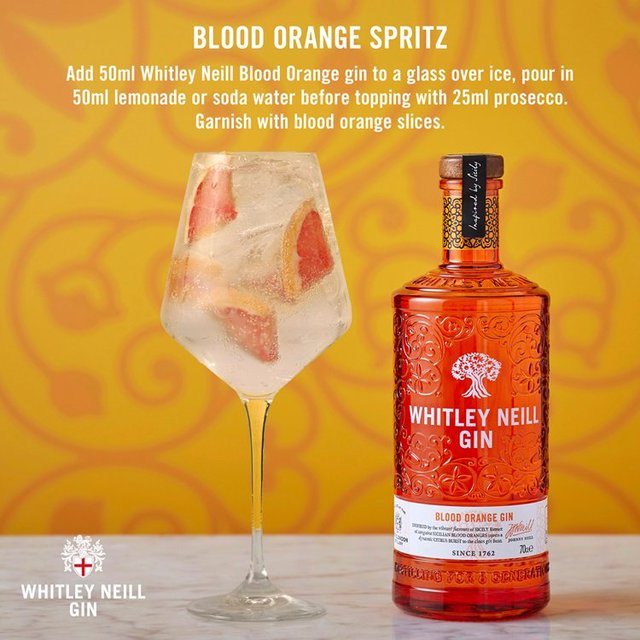 Whitley Neill Blood Orange Gin 70cl GOODS M&S