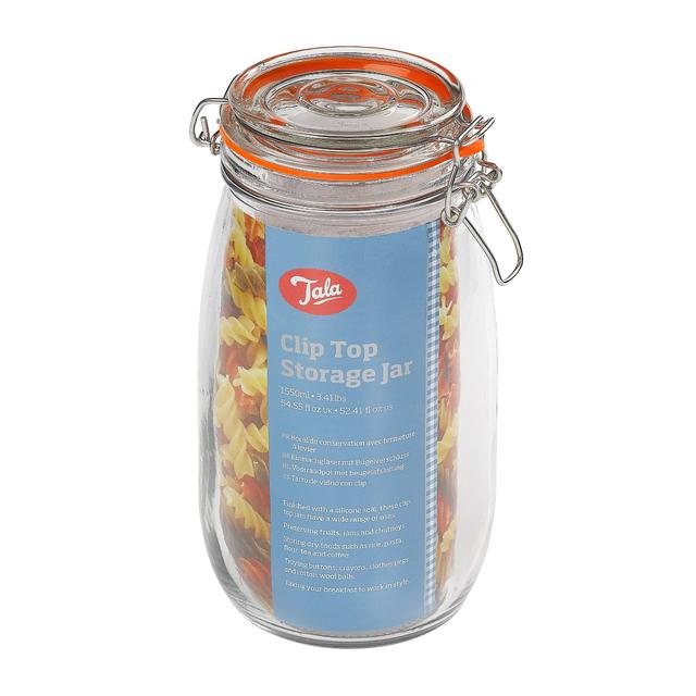 Tala 1.55 Litre Air Tight Lever Arm Storage Jar GOODS M&S