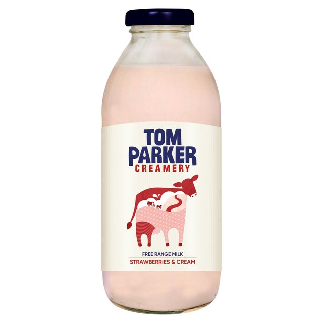 Tom Parker Creamery Strawberries & Cream Flavoured Milk 500ml GOODS M&S