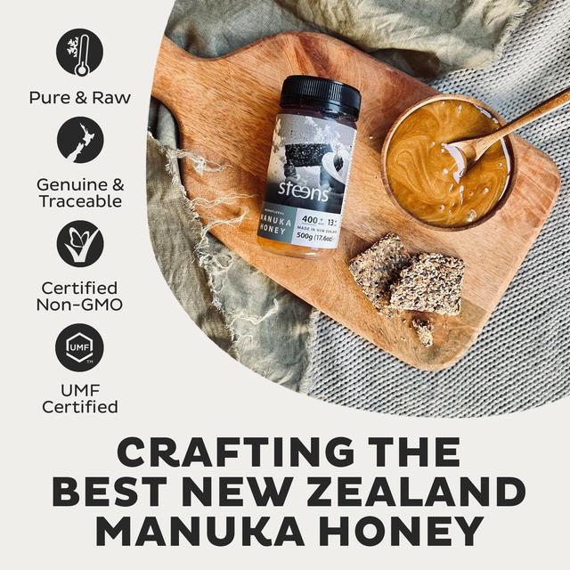 Steens MGO 400+ (UMF13+) Manuka Honey 500g GOODS M&S