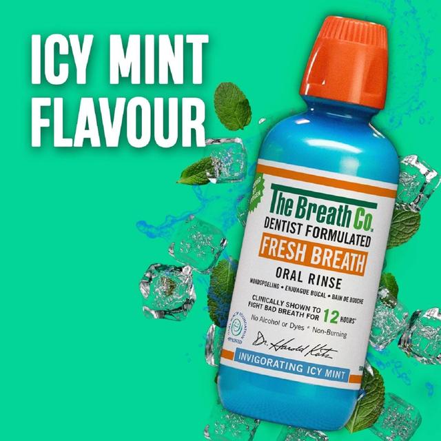 The Breath Co. Alcohol Free Mouthwash Icy Mint 500ml GOODS M&S