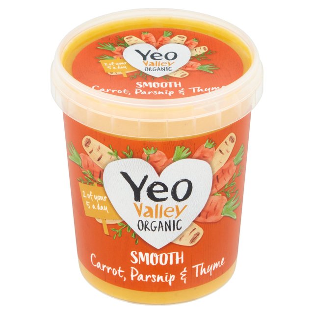 Yeo Valley Organic Carrot Parsnip & Thyme Soup 400g GOODS M&S