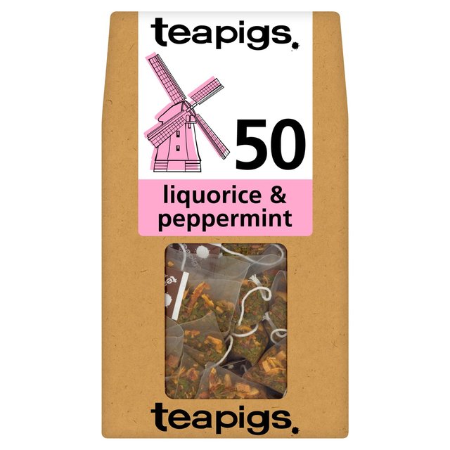 Teapigs Liquorice & Peppermint Tea Bags 50 per pack GOODS M&S