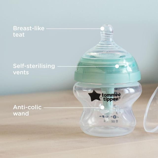 Tommee Tippee Advanced Anti-Colic Baby Bottle Slow-Flow Pack of 3 x 150ml 3 x 150 per pack GOODS M&S