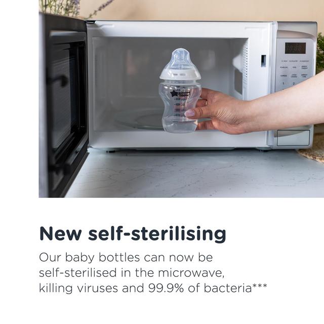 Tommee Tippee Closer To Nature Bottles 3 x 260 per pack GOODS M&S