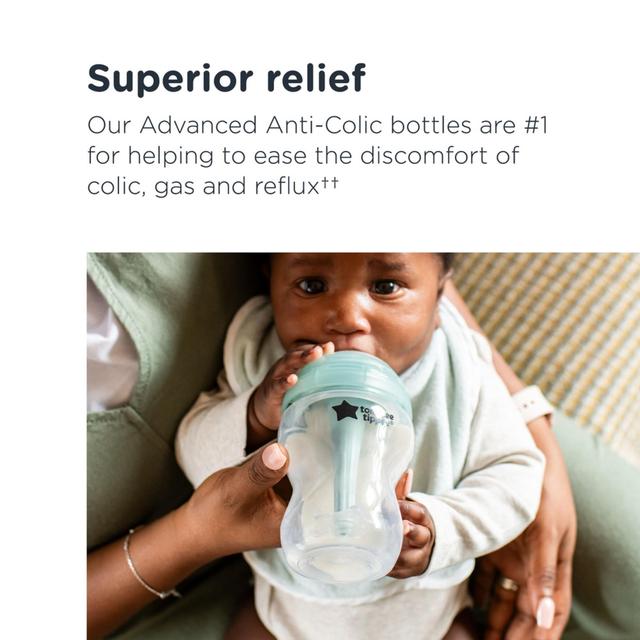 Tommee Tippee Advanced Anti-Colic Baby Bottles 260ml 3 per pack GOODS M&S