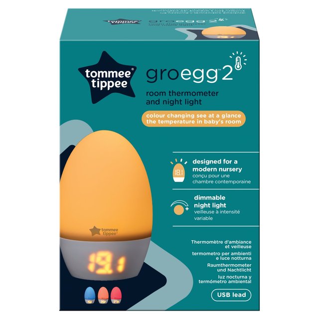 Tommee Tippee Gro-Egg 2 Thermometer USB GOODS M&S