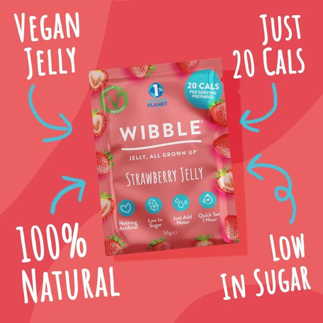 Wibble Strawberry Jelly Crystals 57g GOODS M&S