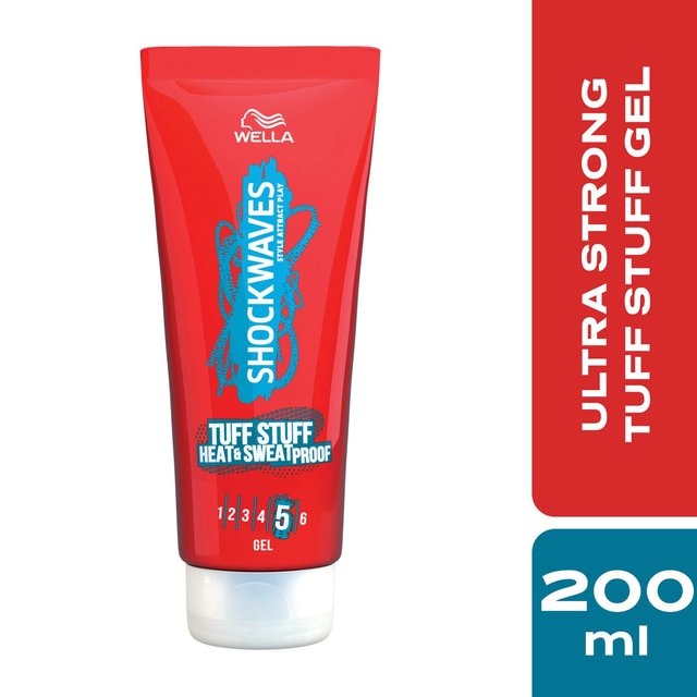 Wella Shockwaves Tuff Stuff Heat & Sweat Proof Gel 200ml GOODS M&S