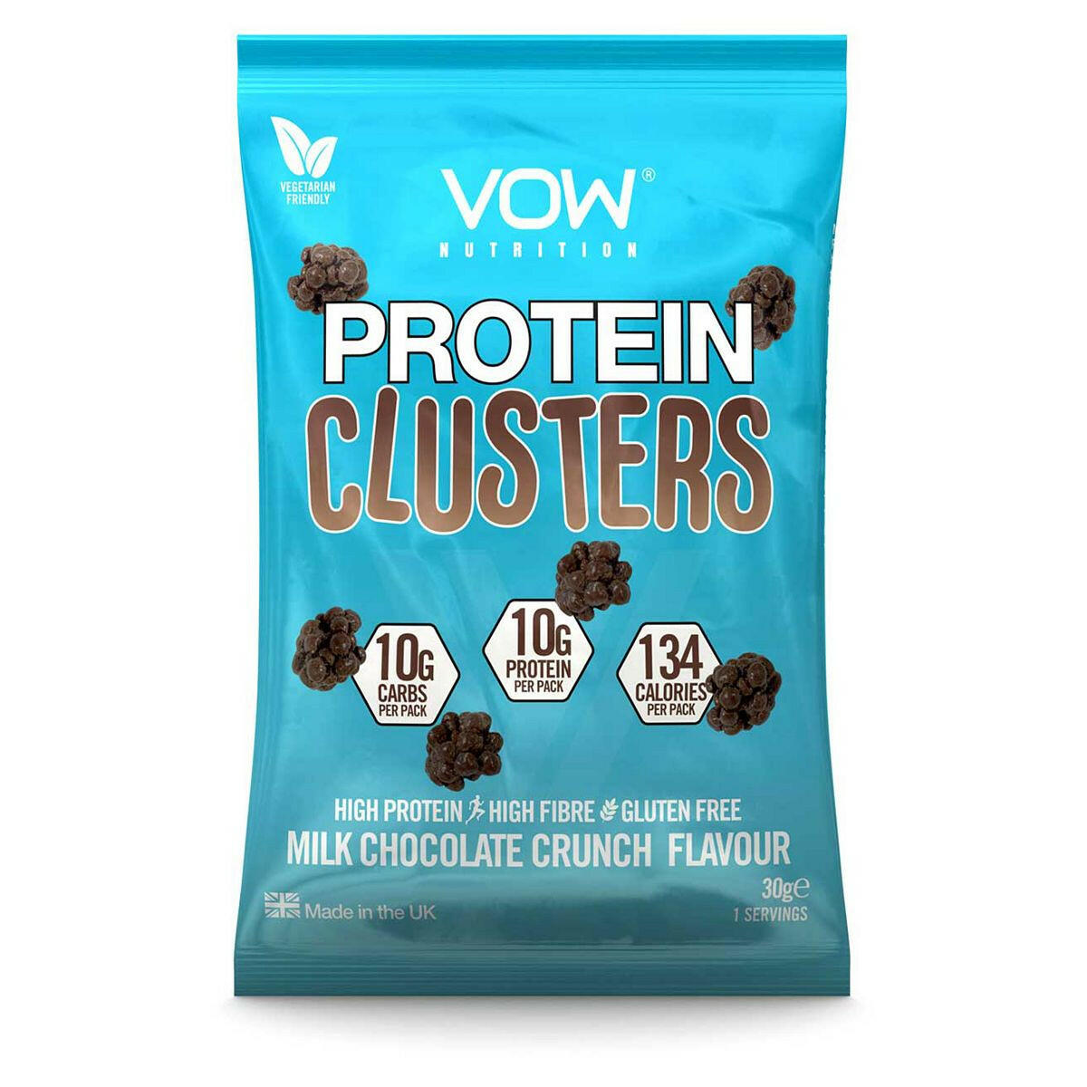 VOW Nutrition Protein Clusters Milk Chocolate Crunch 30g GOODS Boots
