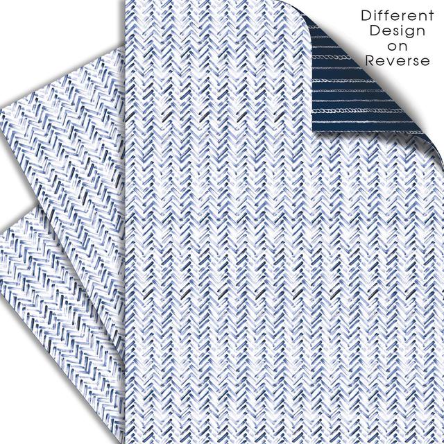 Yacht Club Double Sided Gift Wrap Sheets 3 per pack GOODS M&S