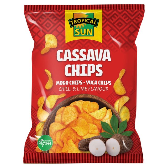 Tropical Sun Cassava Chips Chilli & Lime Flavour 80g GOODS M&S