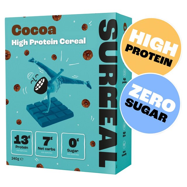 Surreal High Protein Low Sugar Cocoa Cereal   240g GOODS M&S