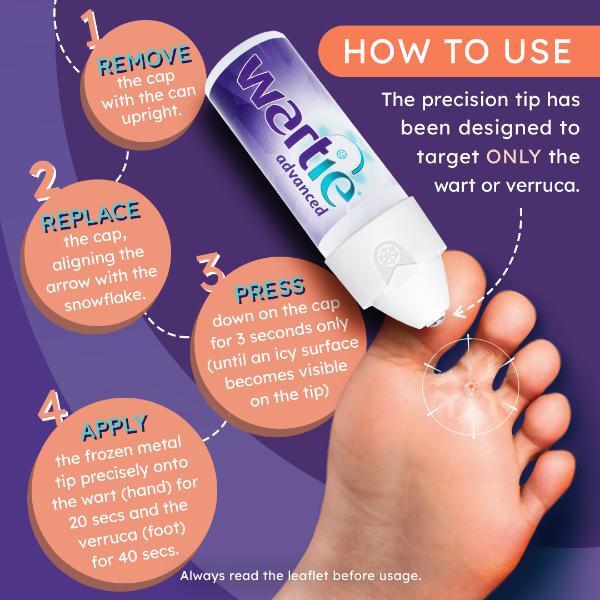 Wartie Advanced Wart & Verruca Remover 50ml GOODS Superdrug