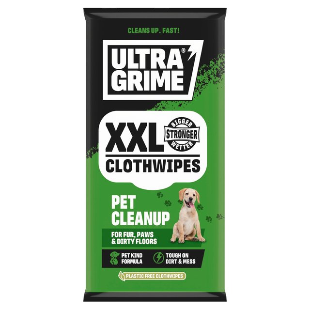 UltraGrime Pet Cleanup XXL Clothwipes   20 per pack GOODS M&S