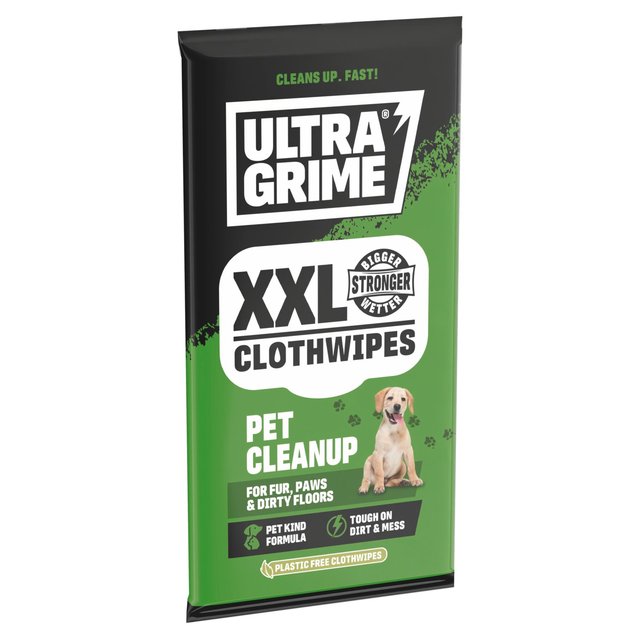 UltraGrime Pet Cleanup XXL Clothwipes   20 per pack GOODS M&S