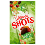 Whitworths Shots 4 Snack Pack Raisin & Chocolate 4x25g GOODS Sainsburys