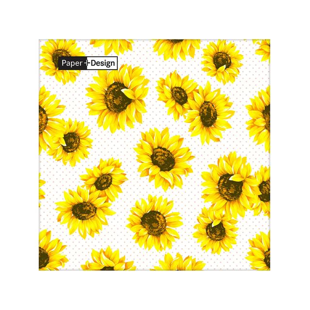 Sunflower Garden 33cm 3ply Napkins 20 per pack GOODS M&S