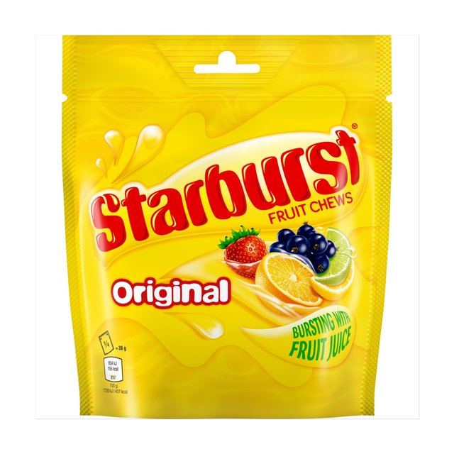 Starburst Vegan Chewy Sweets Fruit Flavoured Pouch Bag   138g GOODS M&S