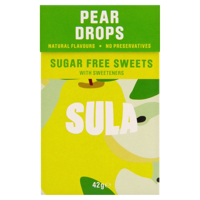 Sula Pear Drop Sugar Free Sweets 42g 42g GOODS M&S