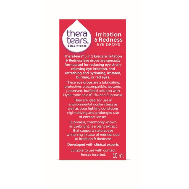 TheraTears 5 in 1 Irritation & Redness Eye Drops 10ml GOODS M&S