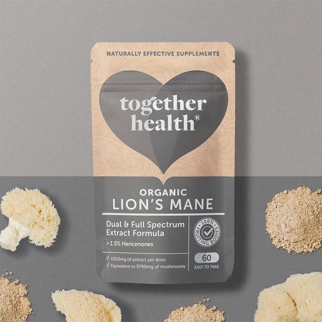 Together Health Organic Lion's Mane Mushroom   60 per pack GOODS M&S