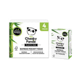 The Cheeky Panda Bamboo Plastic Free Pocket Tissues   4 x 10 per pack GOODS M&S