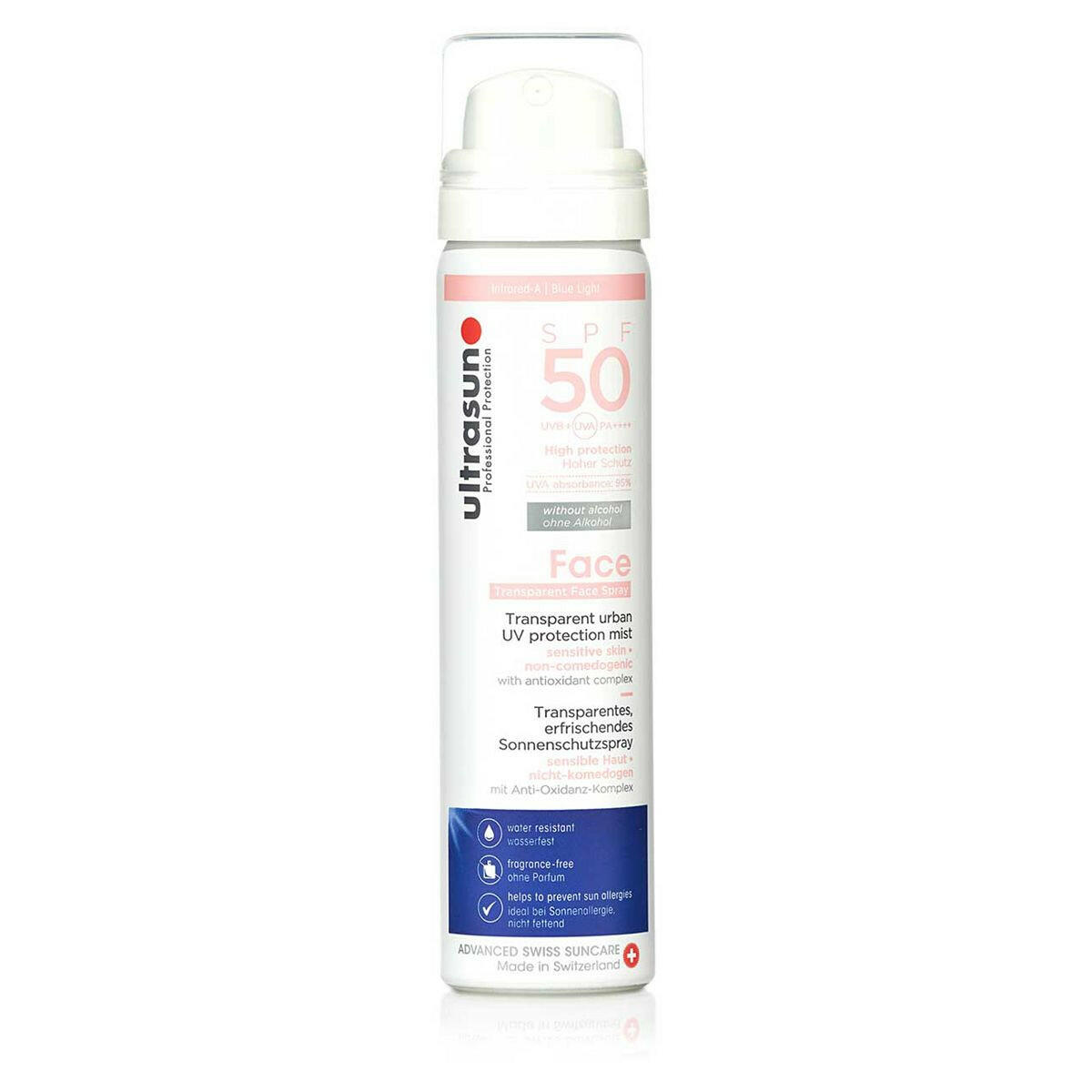 Ultrasun Face Sun Protection 50spf UV Face & Scalp Mist 75ml GOODS Boots