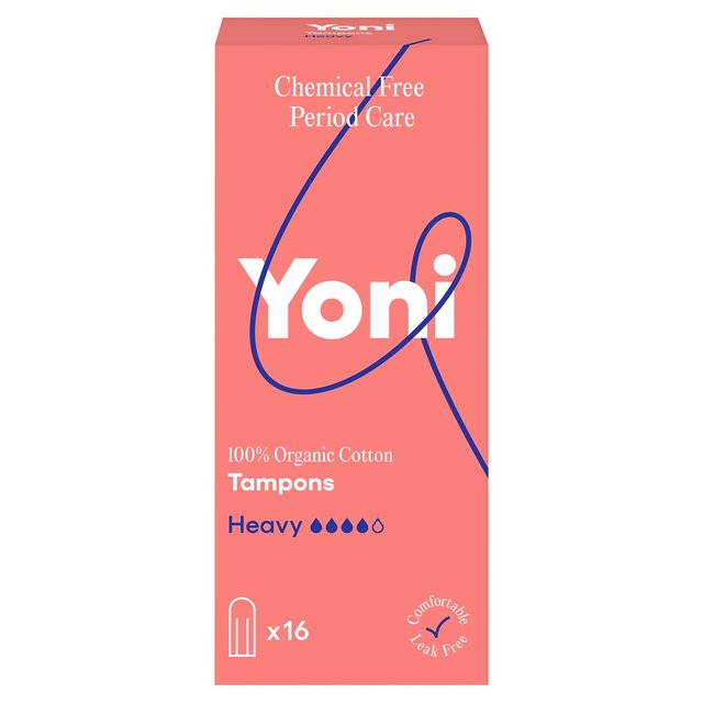 Yoni Organic Tampons Heavy 16 per pack GOODS M&S