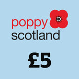 Poppy Appeal 5 Monetary Donation 2024 Scotland Only available as part of a regular shop cannot be bought in isolation