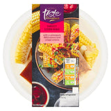 Sainsburys Sweet Corn Ribs with a Pineapple BBQ Sauce Crispy Onions Taste the Difference 225g