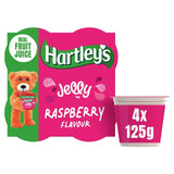 Hartleys Raspberry Flavour Jelly 4x125g