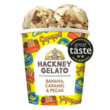 Hackney Gelato Banana Caramel Pecan 460ml