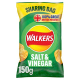 Walkers Salt  Vinegar Sharing Crisps 150g
