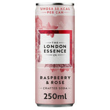 The London Essence Co Raspberry  Rose Crafted Soda Premium Soft Drink 250ml