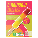 Sainsburys Rainbow Lollies 8x304ml