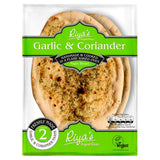 Riyas Original Recipe Garlic Coriander Naan Bread x2
