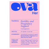 Ovaher Fertility Pregnancy Support Food Supplement Capsules