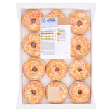 Sainsburys White Iced Ring Doughnuts x12