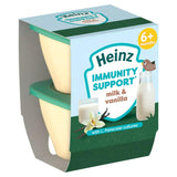 Heinz Milk Vanilla Immunity Support Baby Food Pots 6 Months 2x100g