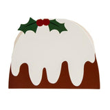 Sainsburys Home Christmas Puddings Shaped Place Setting 6pk