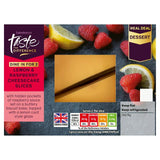 Sainsburys Lemon Raspberry Cheesecake Slices Taste the Difference 2 x 90g